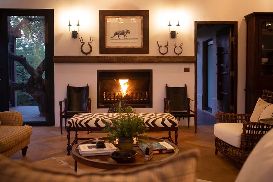 Gladstones fireplace